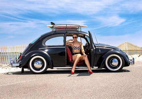 VW Beetle Surf Car Customised Surfing