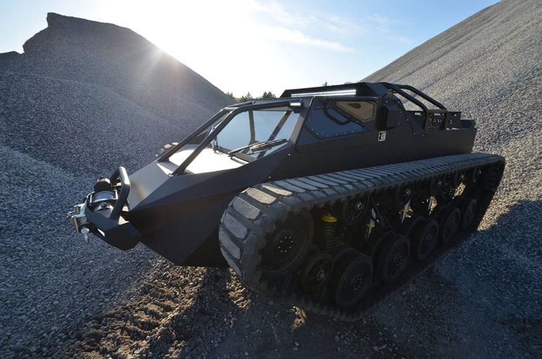 Ripsaw Extreme Vehicle 2 is a former tank that performs like a