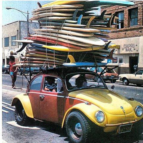 VW Beetle Surf Car Customised Surfing