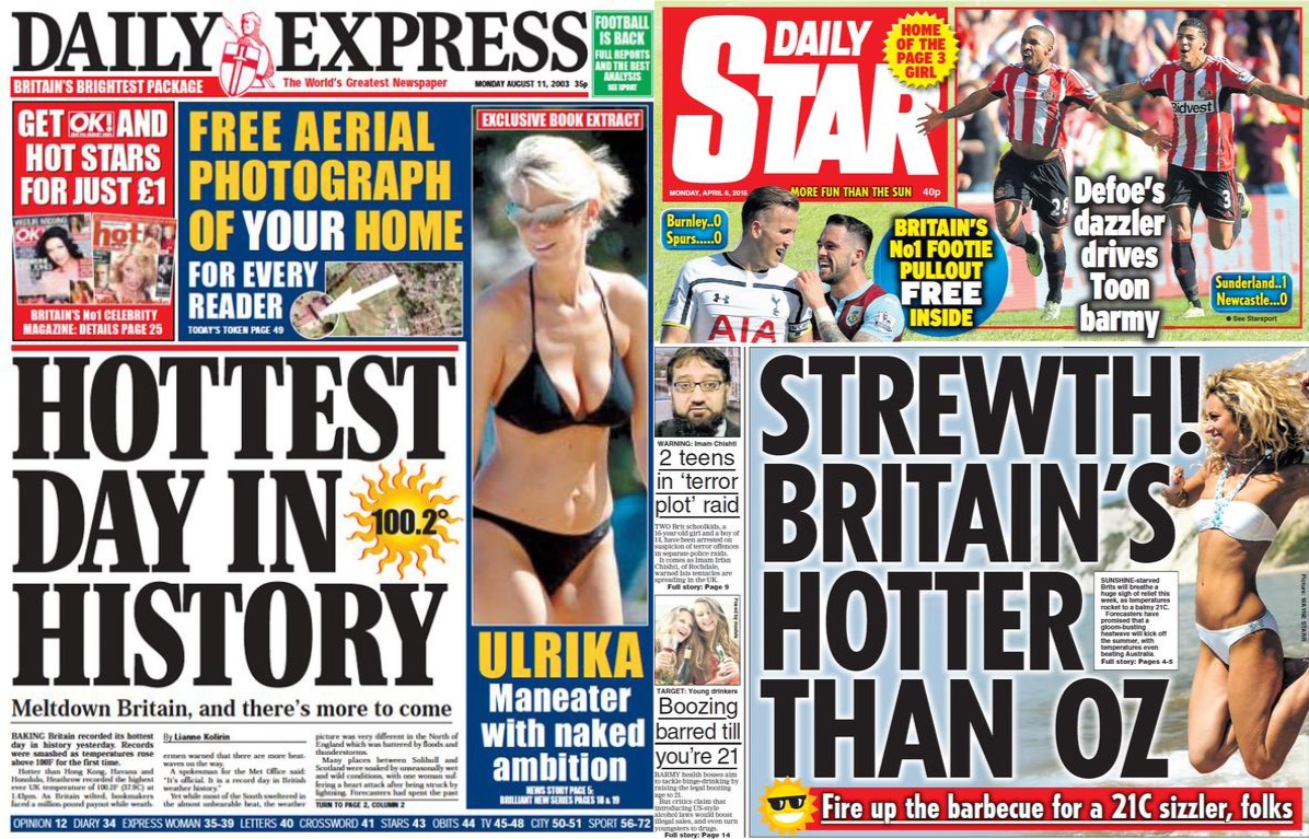 British-Heatwave-Newspaper-Daily-Express-Star