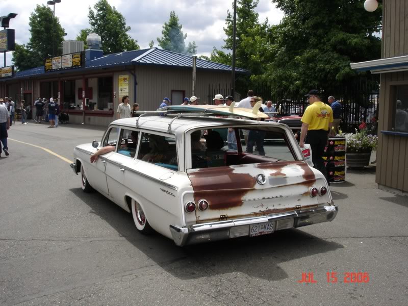 Knackered chevy wagon