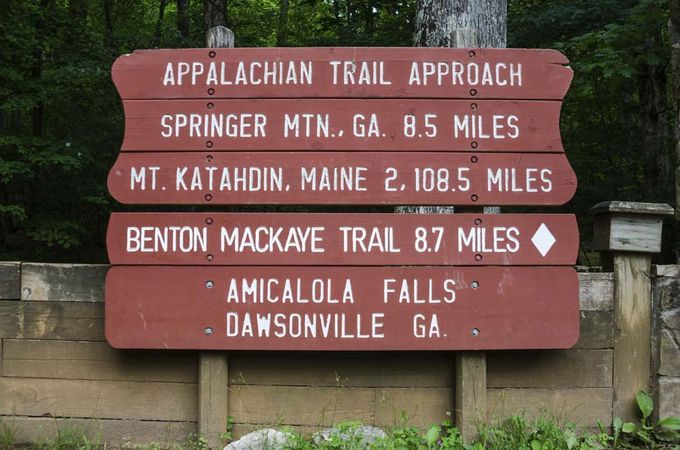 Appalachian Trail Approach Sign