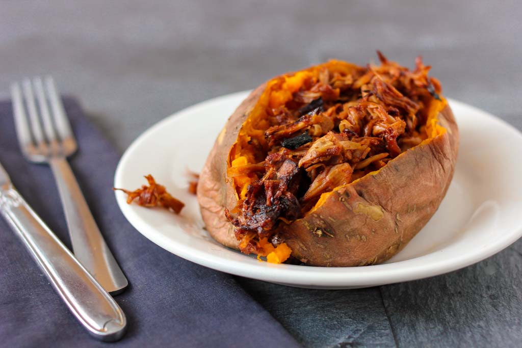 Van Life Camping Recipe BBQ Sweet Potato Luminous Vegan