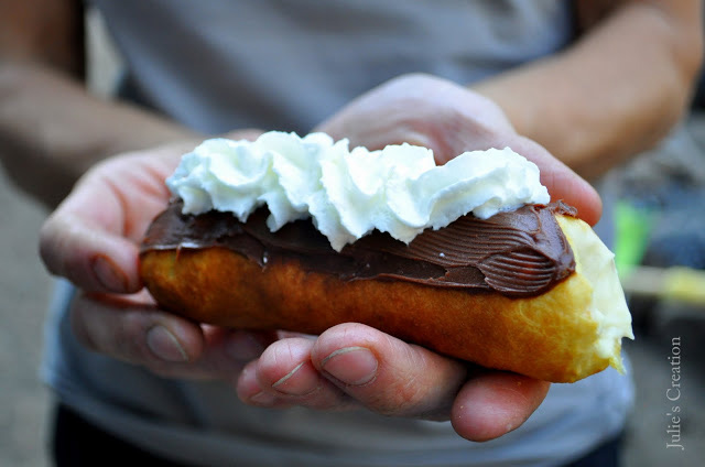 Van Life Camping Recipe Chocolate Eclairs