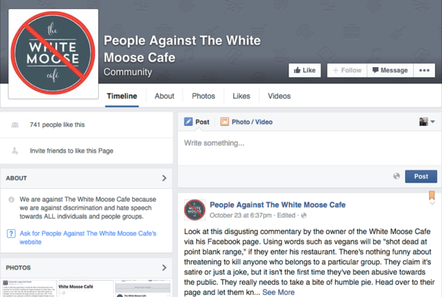 the white moose cafe dublin ireland vegan debate