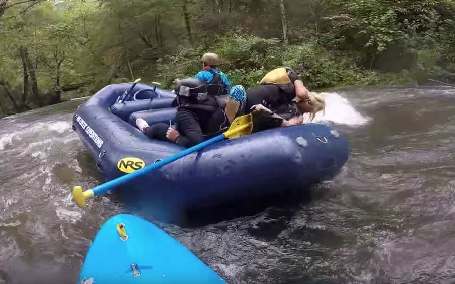 White water bust up - Photo YouTube