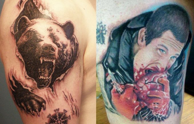 Greatest AI Generated Bear Tattoos Slideshow - YouTube