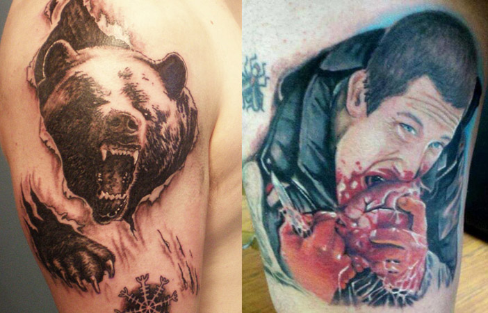 33 of the Best Bear Head Tattoos Ever | PetPress | Bear tattoos, Grizzly bear  tattoos, Black bear tattoo