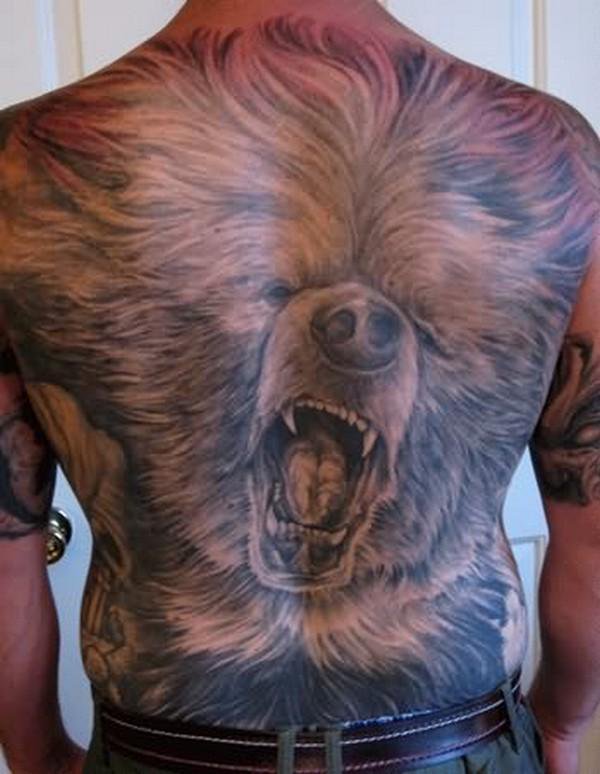 Big Bear Tattoo Back Tumblr