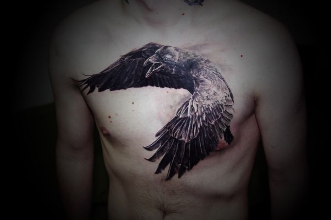 Realistic Bird tattoo by Benjamin Llaukis | No. 303