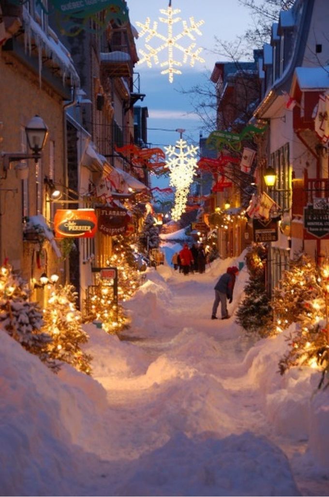 Cabin House Snow Home Quebec Canada Christmas Pinterest