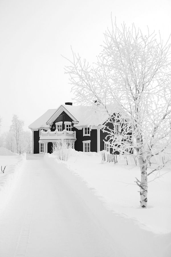 Snow Cabin House Home Cosy Pinterest