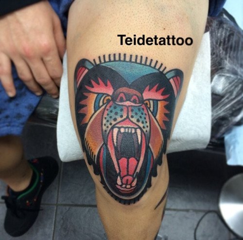Traditional-Bear-by-TeidiTattoo