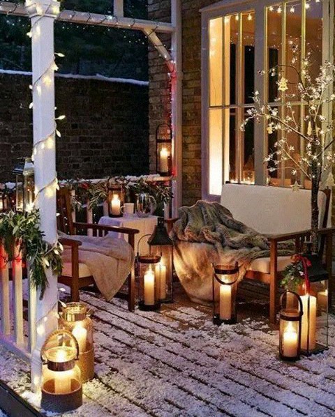 Winter House Home Cosy Christmas Snow Tumblr