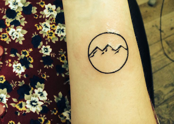 Mountain Temporary Tattoos set of 2 for Nature Lovers - Etsy