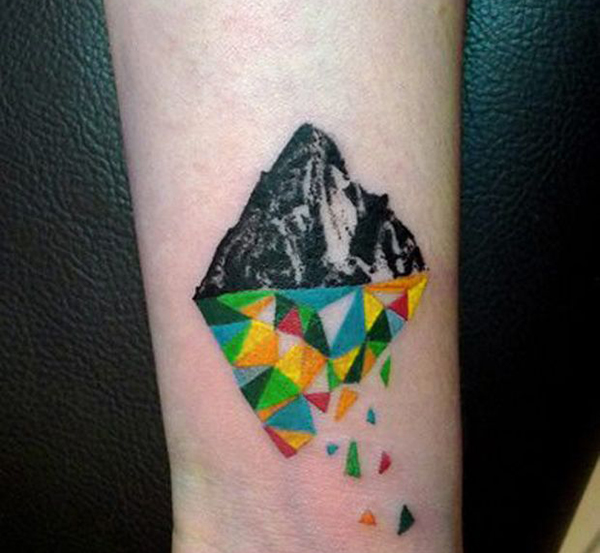 Tattoo tagged with: tattooistarar, small, single needle, line art, tiny,  ankle, ifttt, little, nature, minimalist, mountain, fine line |  inked-app.com