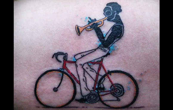 50 Cool Bicycle Women Tattoo Ideas to Make a Style Statement