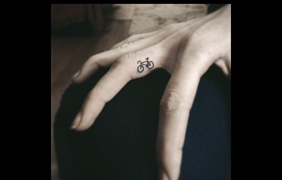 Tiny Bike Temporary Tattoo - Set of 3 – Tatteco