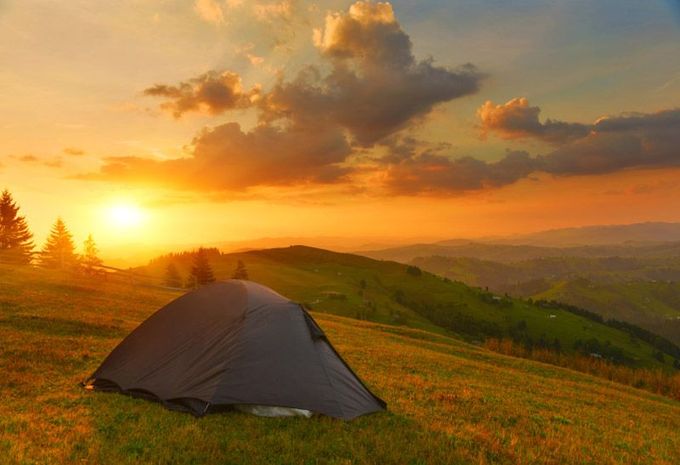 Stars Sky Night Camping Space