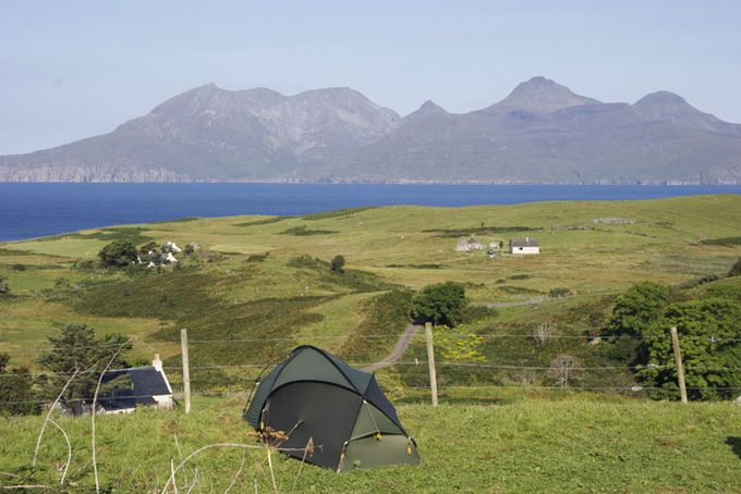 Cleadale Campsite Isle of Eigg Scotland Camping UK World Ireland