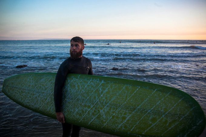 Longboard Surfing Lex Voight