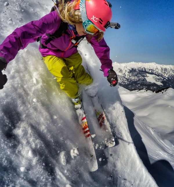 Lynsey Dyer Skiing Women Skis