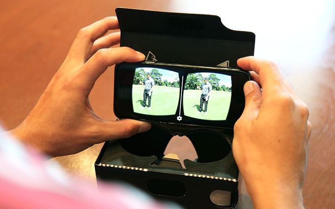 Virtual Reality Cardboard Headset 