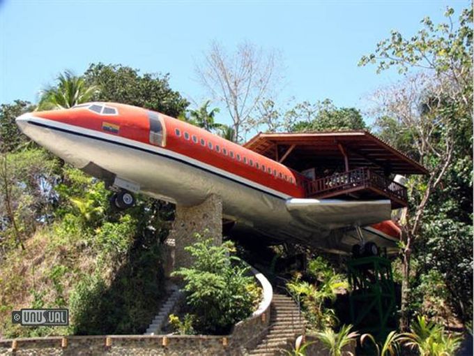 Plane Hotel Costa Verde Costa Rica Unusual Hotels
