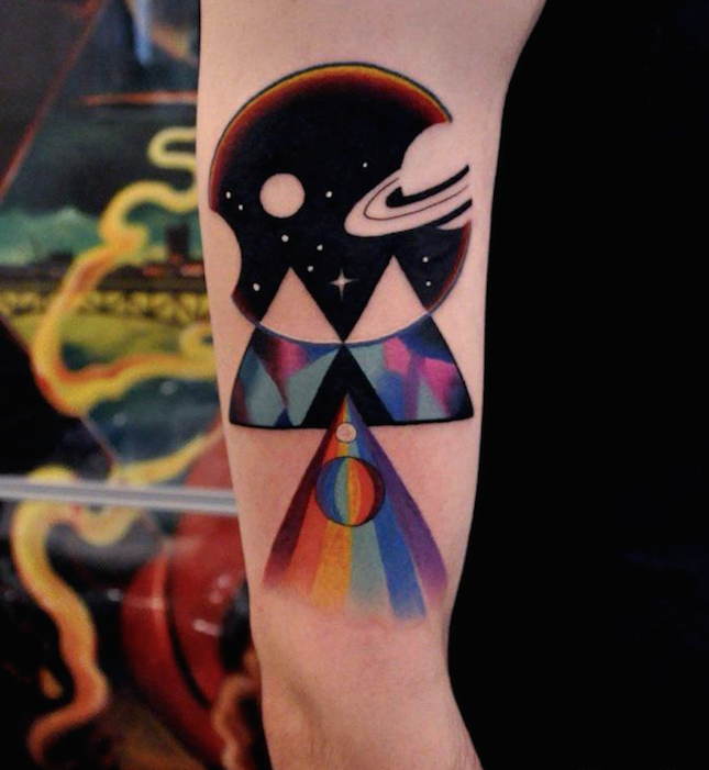 outer space stars tattoos