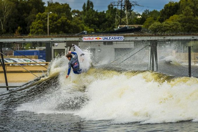 Evan Geiselman at Surf Snowdonia Credit: Red Bull Content Pool/Olaf Pignataro