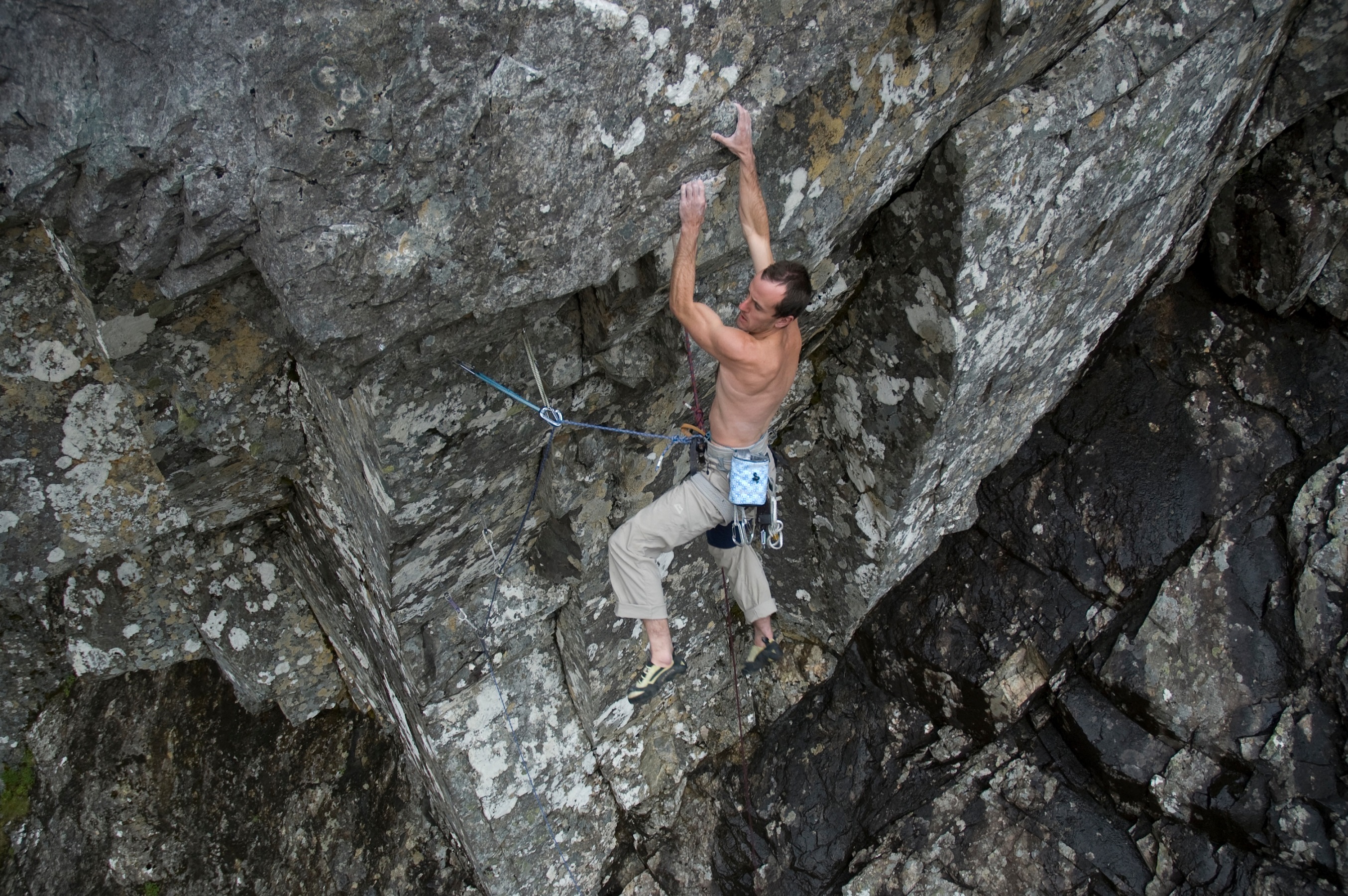 Dave MacLeod on the first ascent of Echo Wall, Ben Nevis, Scotland interview rock climbing andy kirkpatrick