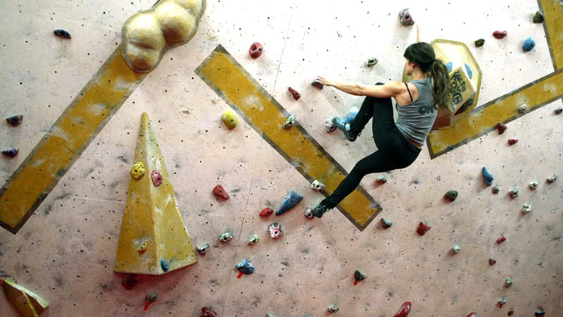 Girlie and Burly Climbing Film Women UK Film Competition Adventure The Arch Climbing Wall 2