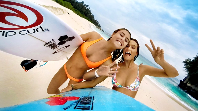 GoPro Surfing Beach