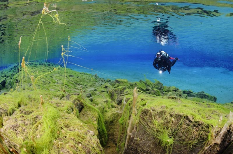 Silfra Diving Thingvellir National Park Iceland Wolfgang Polzer