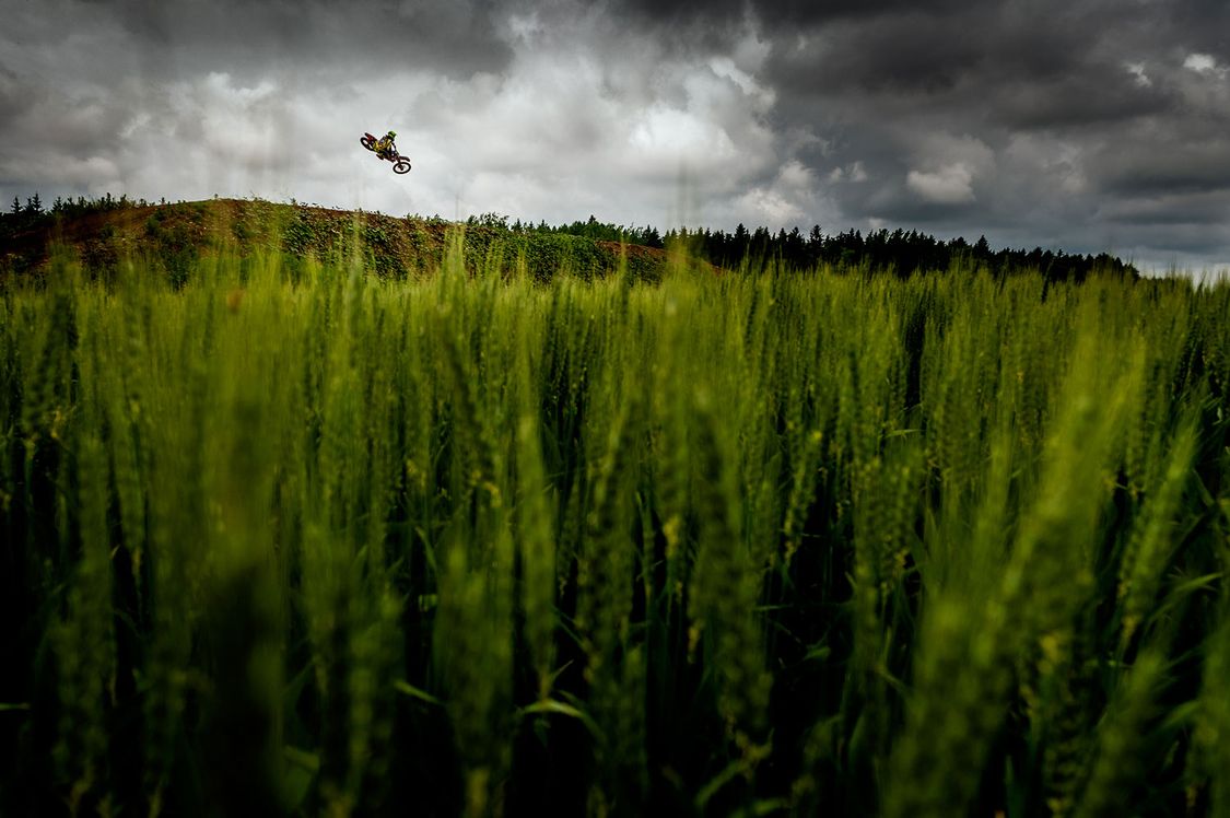 Unknown Motocross rider, Slovenia. Shot on a Nikon D3 with a 24-70mm f2.8 zoom. 