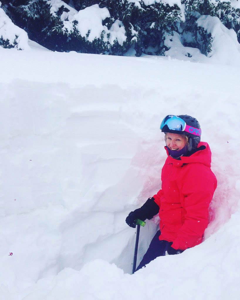 Avalanche Safety Snow Pit Digging