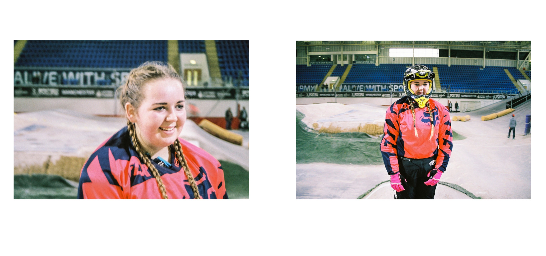 BMX Racing Girls Manchester National Centre For Cycling