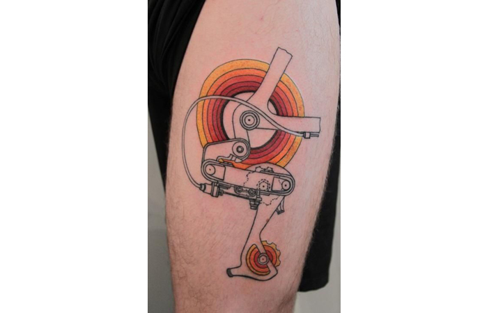 Gear Shift Motorcycle Tattoo | TikTok