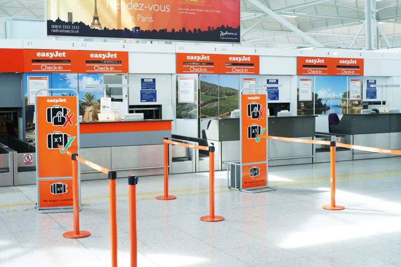 EasyJet Check In Desk Airport Travel