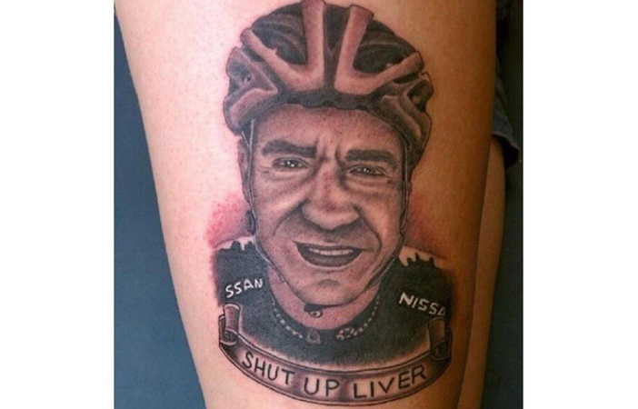 Jens Voight Road Cycling Tattoo Photo mollyraimonte