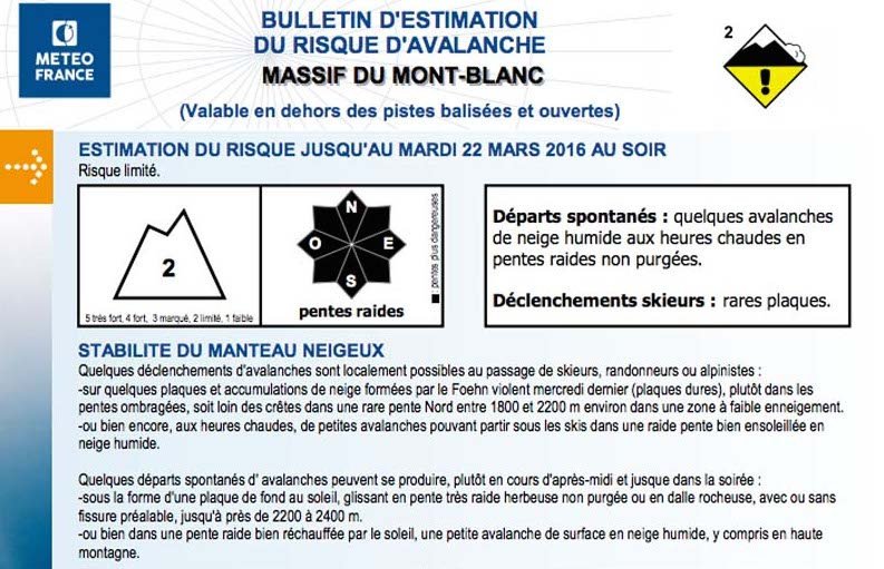 Meteo France Snow Forecast Avalanche Report Safety