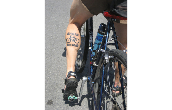 Road Cycling Tattoo Share The Road Inky Beer