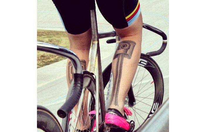 Those Crazy Cyclists: 40 Wild and Crazy Bicycle Tattoos - Leeds Bikes