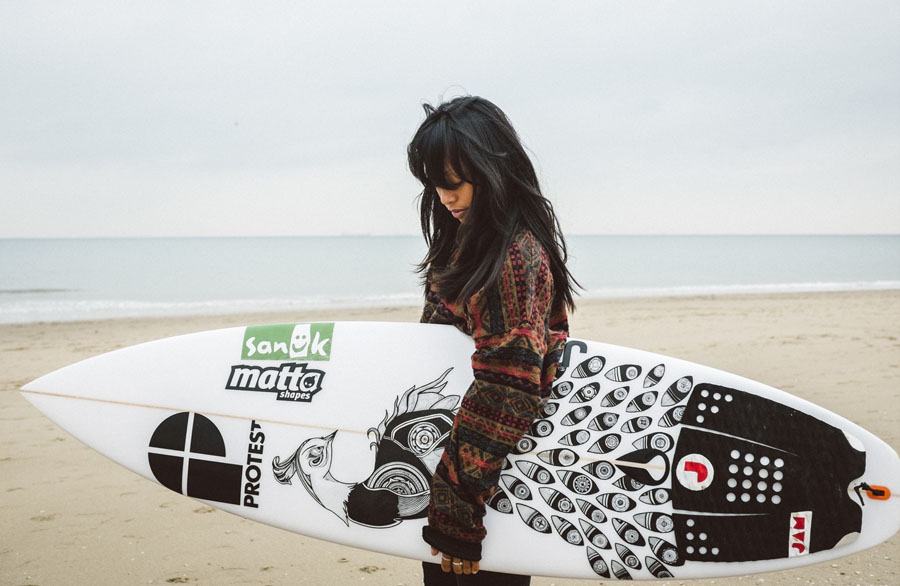Chanti Mai Surfboard Art Design Indonesia 4