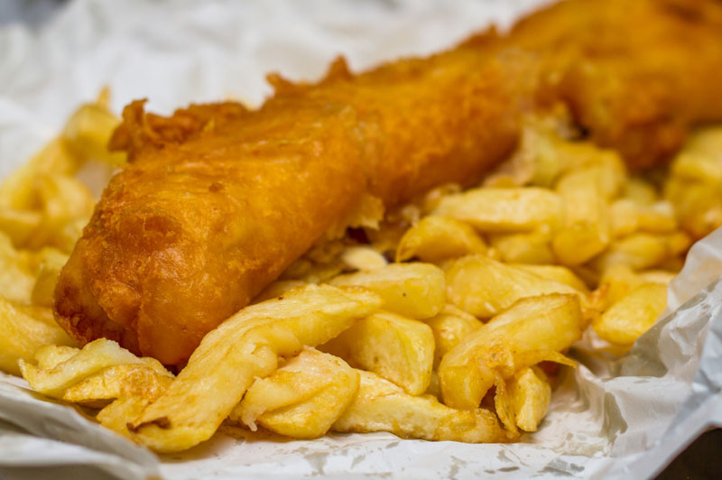 Fish And Chips UK England American Observation