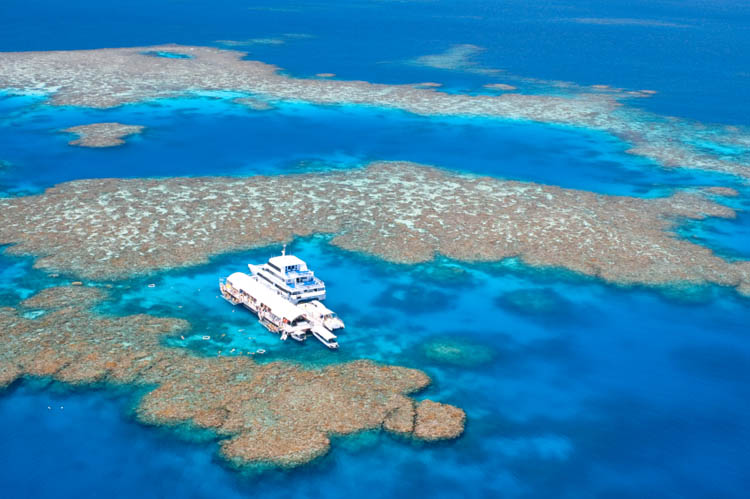 Great Barrier Reef Australia Boat Ocean