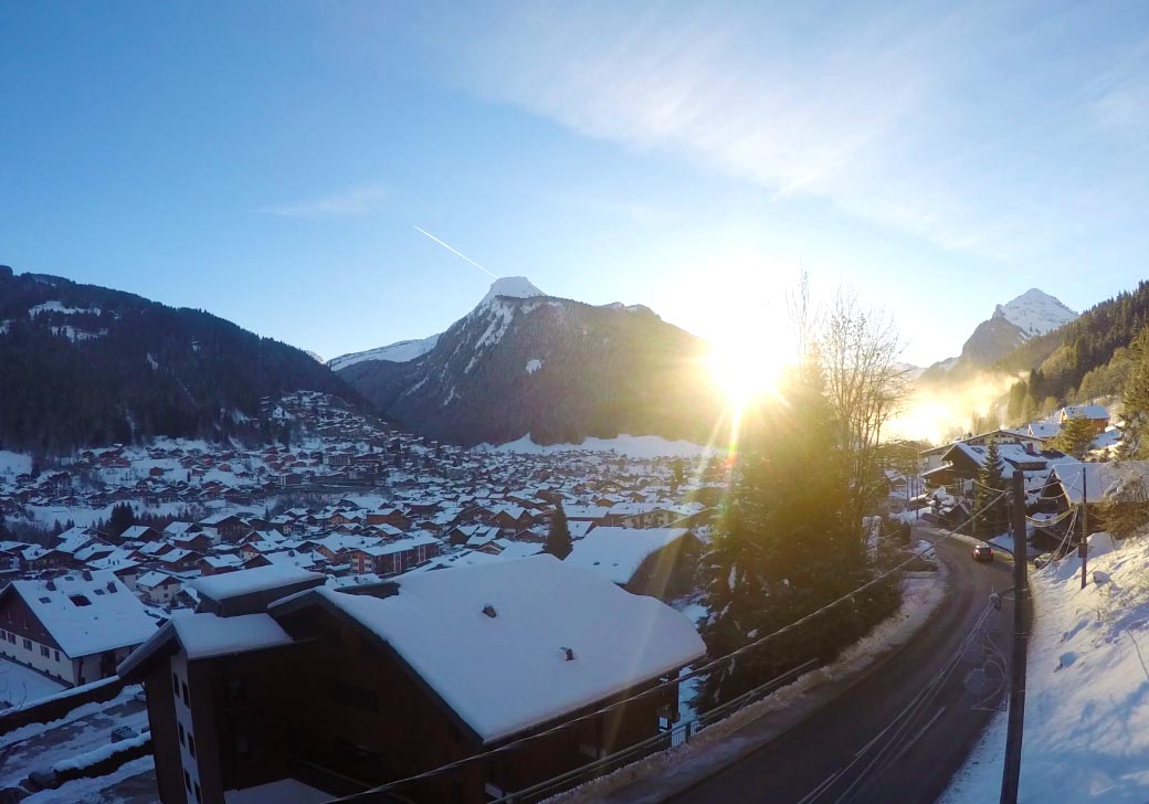 Morzine France Avoriaz Sunrise Ski Town