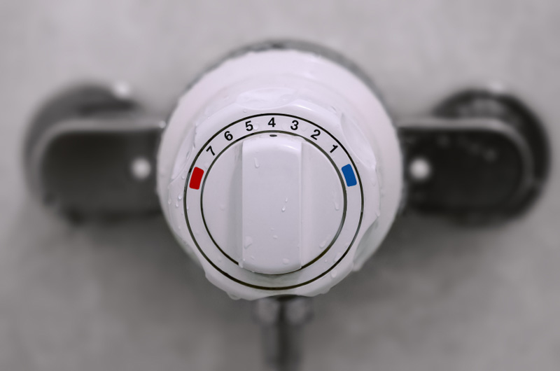 Shower Thermostat Temperature Bathroom