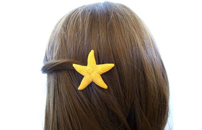 Starfish Mermaid Hair Clip