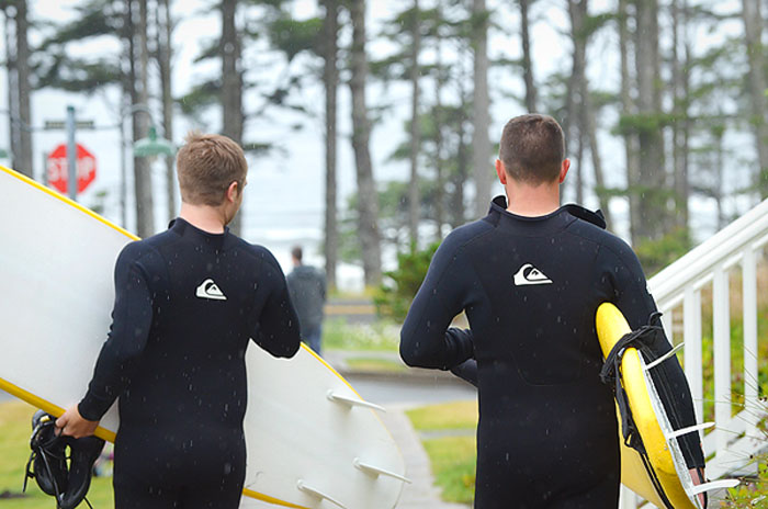 Surfing Wetsuit Backwards Kook